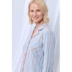 lords x lilies Slaapkleedje flanel streep lichtb - maat L