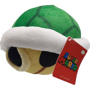 Nintendo - Super Mario Kart - Knuffel - Green Shell - Pluche - Schild - Speelgoed - 23 cm