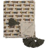 Deken - Grijs - Katoen