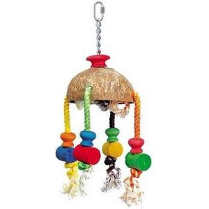 Vogelspeelgoed - Parkieten Speelgoed - Vogelspeelgoed Parkiet - Vogelkooi Decoratie Coconut