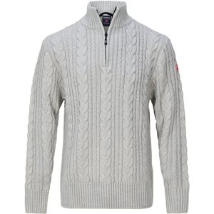 Nordberg Kol Sweater Half Zip - Heren - Grijs Melange - Maat XL