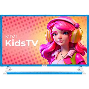 KIVI KidsTV - Televisie - Smart TV - TV 32 inch - Uitgerust met Gehard Glas - Impact-Resistant Screen