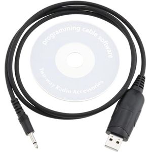 1 Piece Radios CT-17 USB Programming Cable CI-V CAT Interface Cable Compatible with ICOM Radio IC-7000 IC-7300 IC-7400 IC-7600 IC-7700 IC-7800 Mobile Radio, 1m