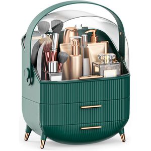Organess - Make up organizer - Opbergdoos - Skincare organizer - Make up koffer - Groen
