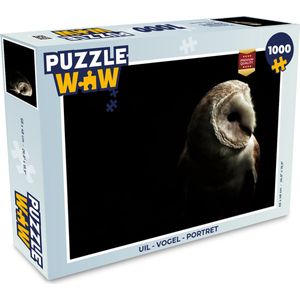 Puzzel Uil - Vogel - Portret - Legpuzzel - Puzzel 1000 stukjes volwassenen