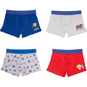 Brandweerman Sam Boxershorts - Set van 4 stuks - Maat 110/116
