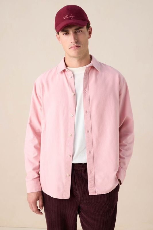 Sissy-Boy - Overhemd - Roze - Lange Mouwen - Katoen