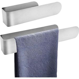SHOP YOLO-handdoekenrek badkamer-Handdoekhouder zonder boren 20 cm-30 cm