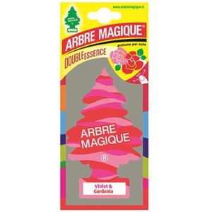 Viooltje Gardenia Arbre Magique Geurboom luchtverfrisser voor in de auto Violet Gardenia – Car Parfum – Geurboompje – Geurbooster – Wonderboom – Geurverfrisser – Nieuwe Auto – Autogeur – Autoparfum – Geurblad