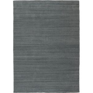 Arctic Plain Dark Grey Vloerkleed - 200x300  - Rechthoek - Laagpolig Tapijt - Industrieel - Antraciet, Grijs