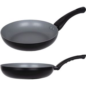 Oneiro’s Luxe Koekenpannenset- inductie – ø20xH4cm ø24xH4,5cm ø28xH6cm – koken – tafelen – keuken – koekenpan – inductie – gas – potten – pannen