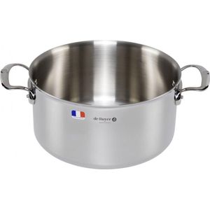 De Buyer Affinity Kookpot met Deksel - Ø 28cm - Rvs