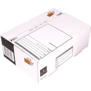 Postpakketbox 3 cleverpack 240x170x80mm 25st wit | Pak a 25 stuk