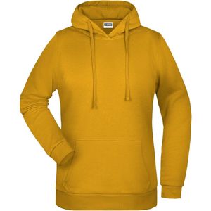 James And Nicholson Vrouwen/dames Basic Hoodie (Goudgeel)