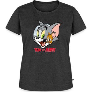 Tom En Jerry Knuffelig Premium T Shirt Dames