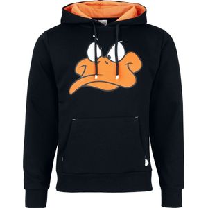 Looney Tunes Duffy Duck - Angry Duck Heren Trui met capuchon - zwart - S