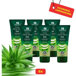 6 x Aloe Pura Aloe Vera Gel 200ml - Voordeelverpakking