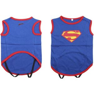 SUPERMAN - Honden T-Shirt - XS (Lengte 28cm - Borst 42-50cm)