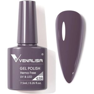 Venalisa UV Gellak Paars Taupe - 7.5 ml - Taupe Gellak - Gellak Paars - Gellak Taupe - Paarse Gellak - Gellak Kleuren - Venalisa Gellak - Gellak Nagellak