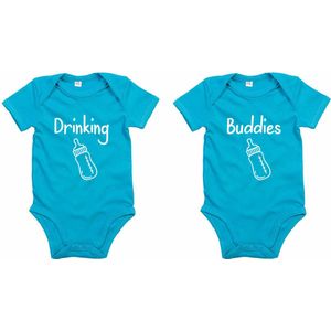 Rompertjes - Drinking Buddies-Surf Blue-3-6 Maanden