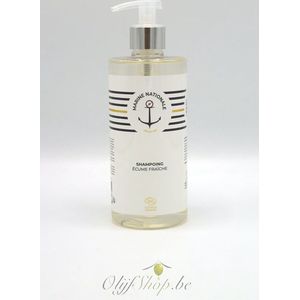 Biologische shampoo marine 500 ml - Shampoing écume fraîche - La Corvette - Savonnerie du Midi