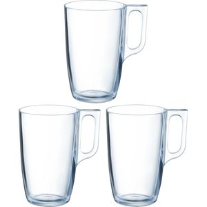 Arcoroc Theeglazen Ceylon - 18x - transparant glas - 6 x 10 cm - 400 ml