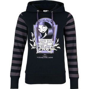 The Nightmare Before Christmas Love You To Death Dames Trui met capuchon - zwart/paars - S