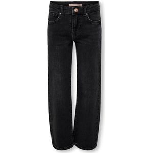 ONLY KOGMEGAN WIDE BLACK AZG NOOS Meisjes Jeans - Maat 116