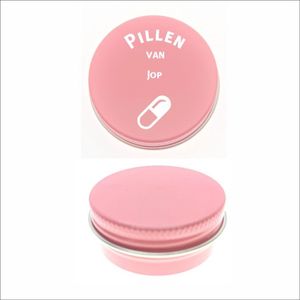 Pillen Blikje Met Naam Gravering - Jop