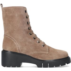 Unisa Jriso Veterboots - Laarzen Met Veters - Dames - Taupe - Maat 41