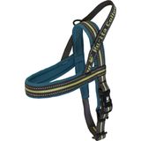 HURTTA Padded Harnas / Hondentuig - Nylon - Neopreen gevoerd - Juniper - Borstomtrek 90 - 110 cm (GELIEVE ALVORENS BESTELLEN OPMETEN)