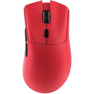 ATTACK SHARK R1 Draadloze Gaming Muis - Wired/2.4G/BT5.2 - Lichtgewicht 59G - PAW3311 - 18000DPI - Rood