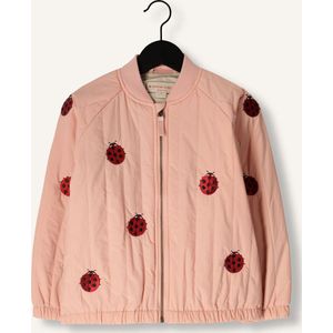 Konges Slojd Juno Bomber Jacket Jassen Meisjes - Zomerjas - Lichtroze - Maat 134/140