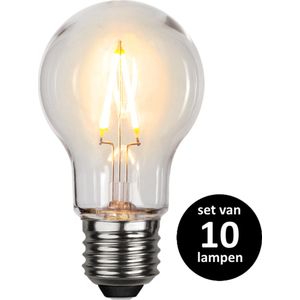 0.6W(E27) Standaard Bol voor prikkabel (A55) - set van 10