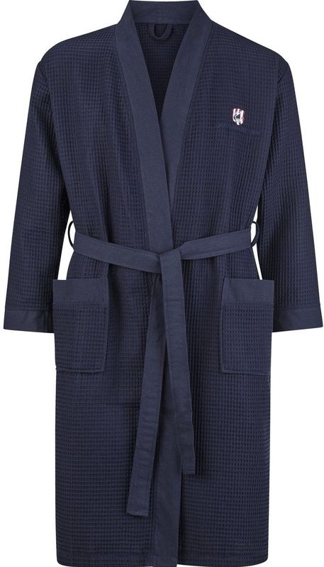 Jan Vanderstorm - ARETTI - Badjas - Donkerblauw - Comfort Fit - 100% Katoen