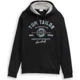 TOM TAILOR - Sweatshirt - Mintgroen - Capuchon met Trekkoord - Lange Mouw
