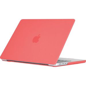 Mobigear Laptophoes geschikt voor Apple MacBook Pro 14 Inch (2021-2024) Hoes Hardshell Laptopcover MacBook Case | Mobigear Matte - Coral - Model A2442 / A2779 / A2918 / A2992