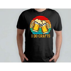 I Do Crafts - T Shirt - Beer - funny - HoppyHour - BeerMeNow - BrewsCruise - CraftyBeer - Proostpret - BiermeNu - Biertocht - Bierfeest