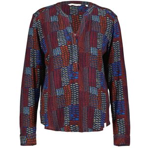 DIDI Dames Blouse Lola Blue Square stripe print maat 36