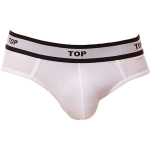 Barcode Berlin Brief TOP White-Black - MAAT S - Heren Ondergoed - Slip voor Man - Mannen Brief