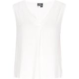 DreiMaster - Maritim Top - Offwhite - Mouwloos - V-hals