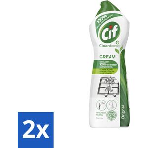 Cif Cleanboost - Original - Poetsmiddel - 750 ml - Voordeelverpakking - 2 stuks