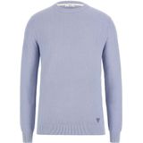 Guess - Harding Cn Ls Stitch Swtr - Sweatshirt - Nimbus Blue - Volwassen