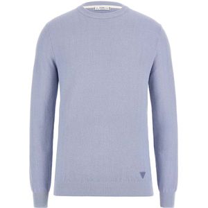 Guess - Harding Cn Ls Stitch Swtr - Sweatshirt - Nimbus Blue - Volwassen