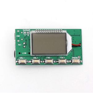 FM Transmitters Module - FM-zender - Digitale Stereo - Digitale Microfoon Kaart - DSP - PLL 87-108MHz - LCD-scherm - Audiozender - Digitale Technologie