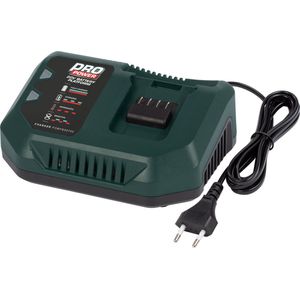 Powerplus batterijlader POWPB90700 - voor 20V accu's - led - stroomindicator - Pro Power batterijplatform