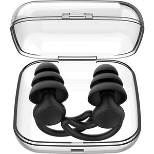 Zachte geluidsisolerende siliconen oordopjes