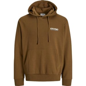 Jack & Jones Trui Jjyuki Sweat Hood Bf 12278611 Monks/robe/small Print Mannen Maat - M