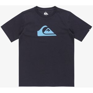 Quiksilver - EV Comp Logo - T-shirt - Blauw - Korte Mouwen - Jongens 8-16 jaar