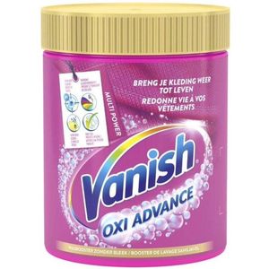 Vanish Oxi Advance - Vlekkenverwijderaar Poeder - Zonder Bleek - Gekleurde Was - 840 Gram